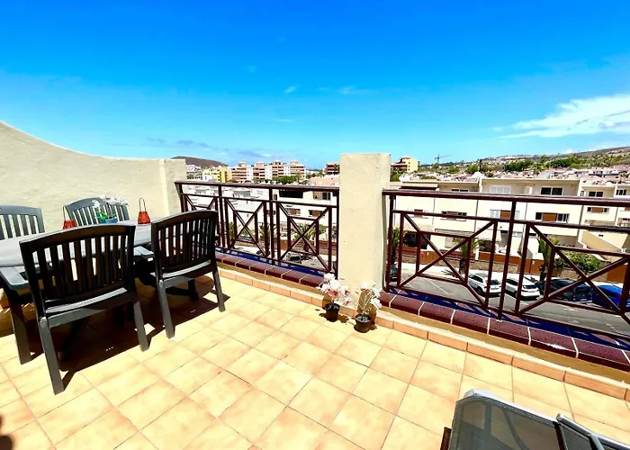 Penthouse Sea View Dinastia In Cristianos Lägenhet *